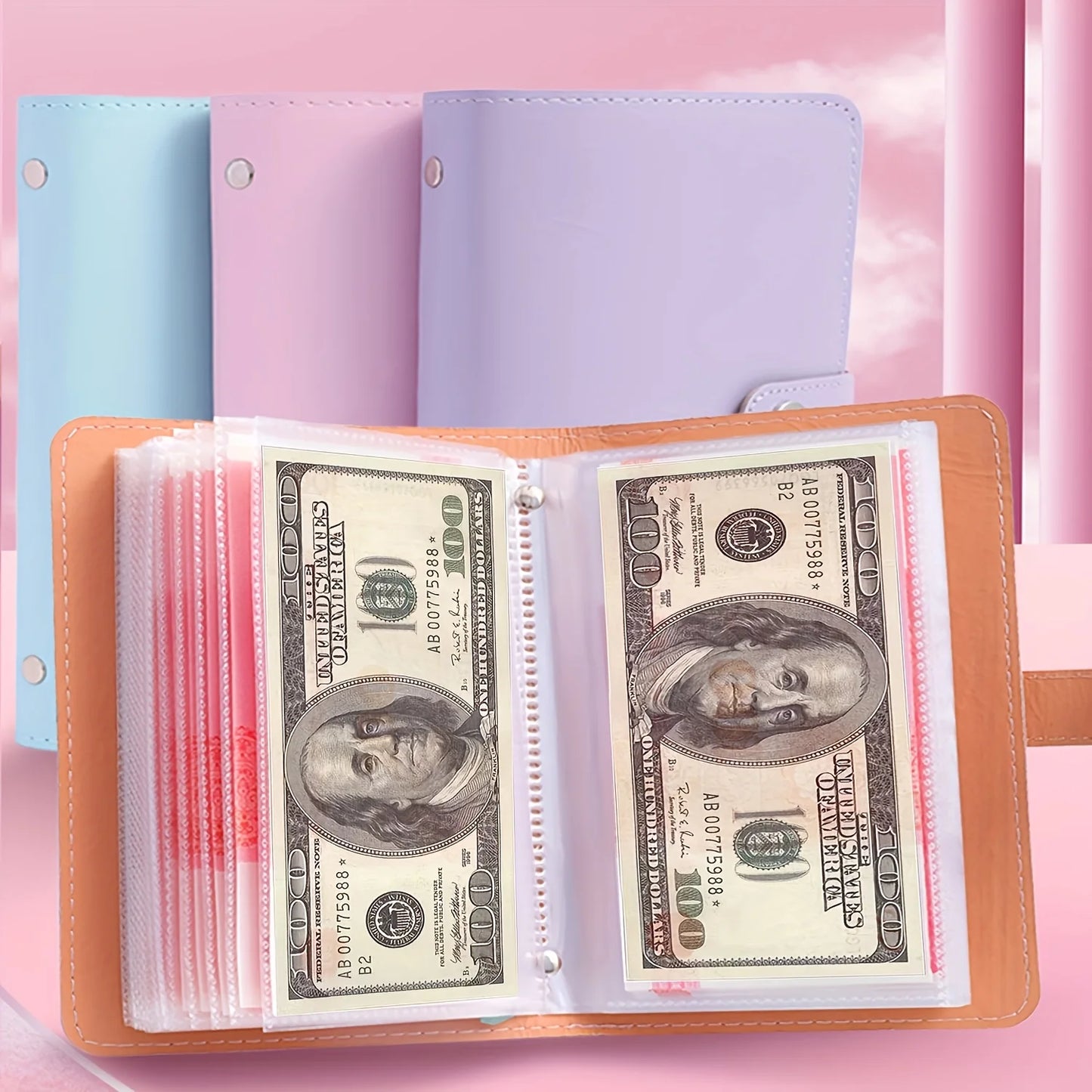 Budget Planner Binder with 100 Cash Envelopes Money Saving Challenge Notebook New Budget Book Savings Challenge to save $5,050