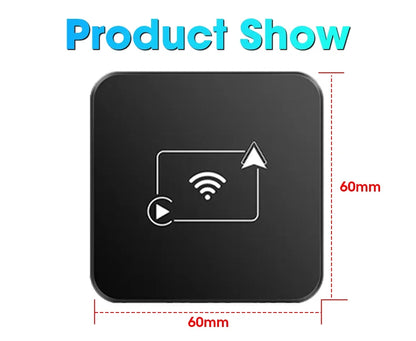 Wired to Wireless CarPlay & Android Auto 2 in 1 Adapter,Plug And Play Car Box For Mazda Toyota Nissan Hyundai Camry Audi Ford VW