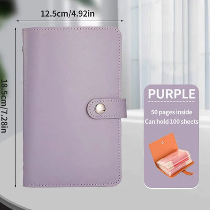 Budget Planner Binder with 100 Cash Envelopes Money Saving Challenge Notebook New Budget Book Savings Challenge to save $5,050
